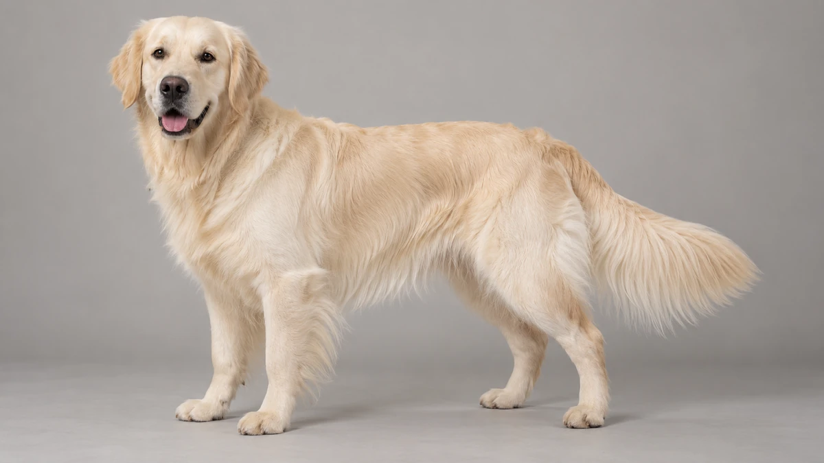 Golden Retriever köpek — açık krem renk