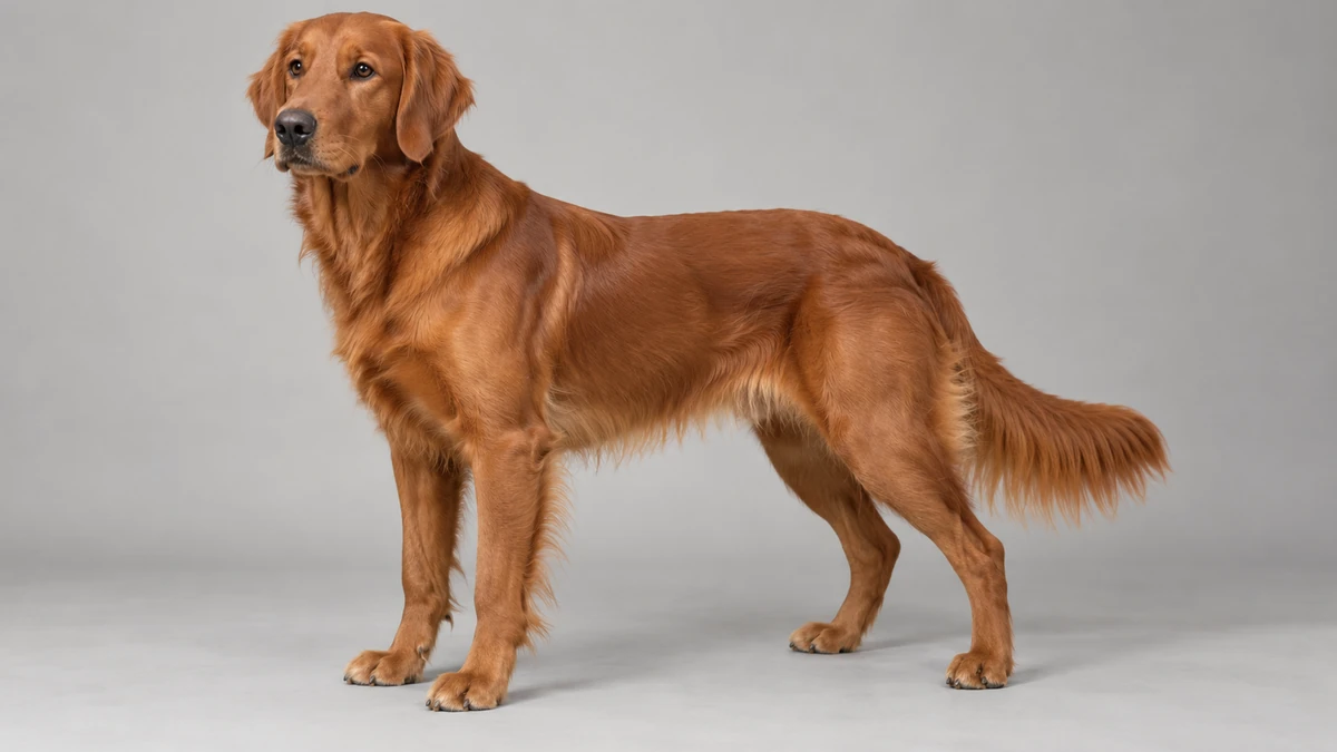 Golden Retriever köpek — kırmızı (field) renk